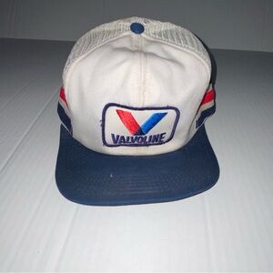 Vintage valvoline 3 stripe mesh SnapBack trucker hat cap